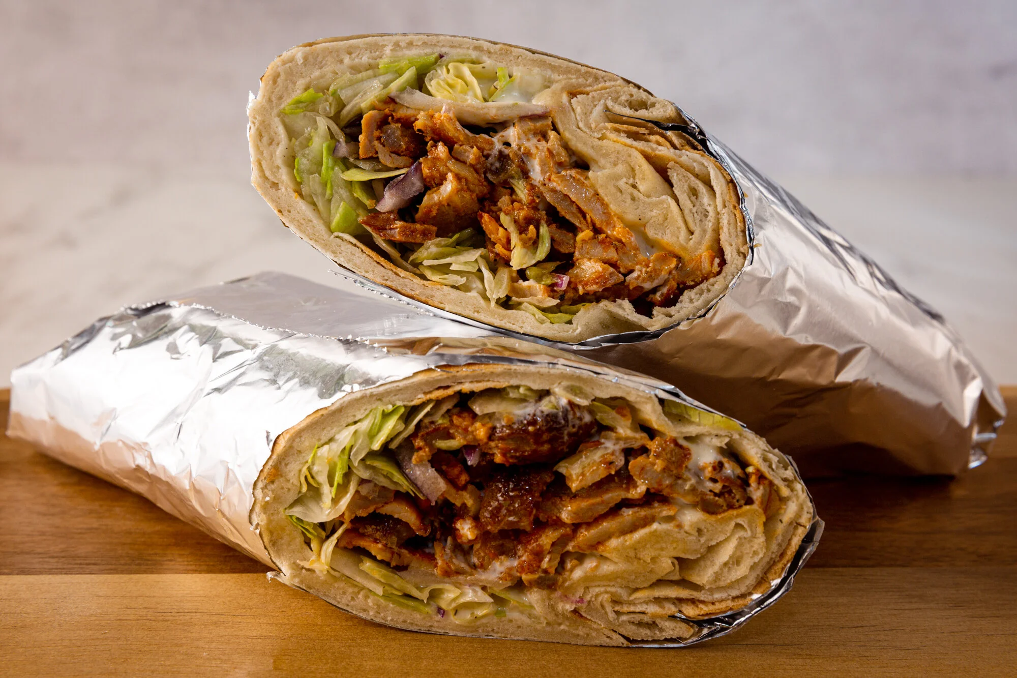 Delicious beef kebab on a skewer